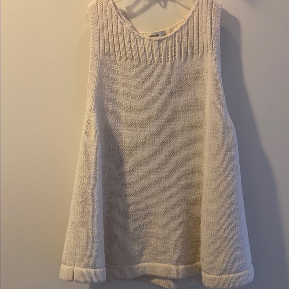 Sweater tank top